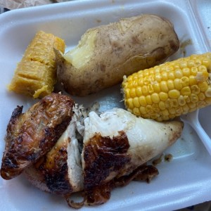 1/4 pollo asado