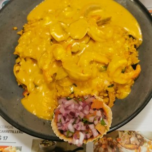 Platos Fuertes - Arroz con Mariscos