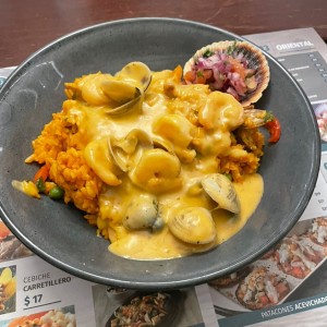 Platos Fuertes - Arroz con Mariscos