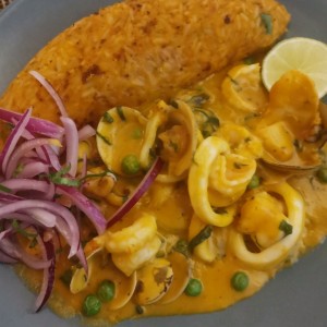 TACU TACU DE MARISCOS