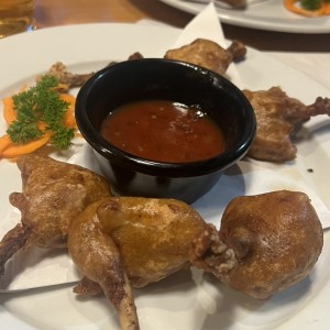 Hahncheflugel-Alitas de Pollo en Tempura de Cerveza