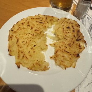 Rosti-Papas Ralladas "Estilo Suizo"