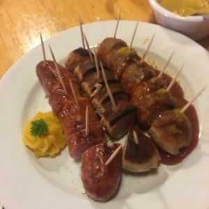 Salchichas de puerco ahumada, Ternera y Currywurst