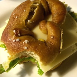 Bocadillo de pretzel