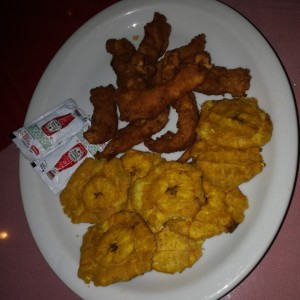 deditos de pollo con patacones