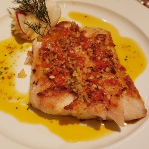 corvina al ajillo