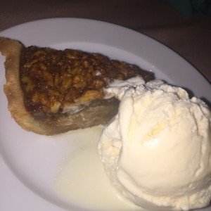 pecan pie con heladoo