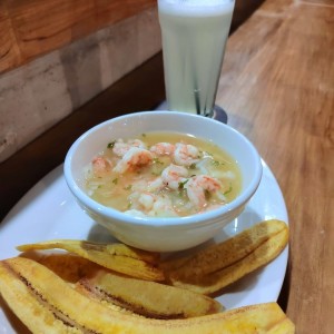 Ceviche de camarones