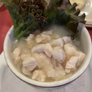 Ceviche de corvina