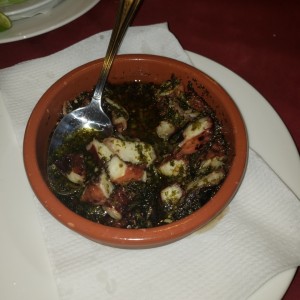 pulpo a la Martin Fierro