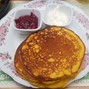 pancakes de zapallo 