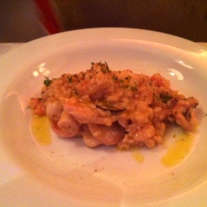 Risotto de frutos del mar