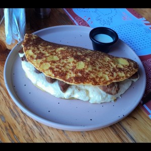 cachapa con cochino frito  #16 no lo vale