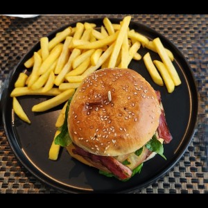 Hamburguesa piso quince 