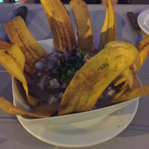 Ceviche de Pescado Blanco, Excelente..!