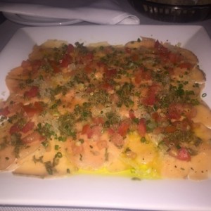 carpaccio de samon 