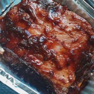 Rack de costillas BBQ