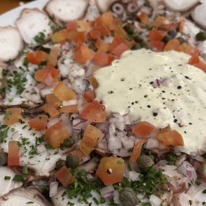 Carpaccio de pulpo