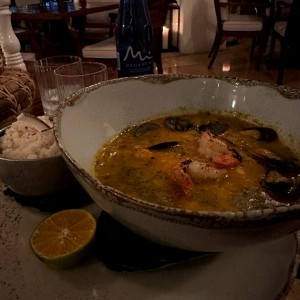Cazuela de mariscos